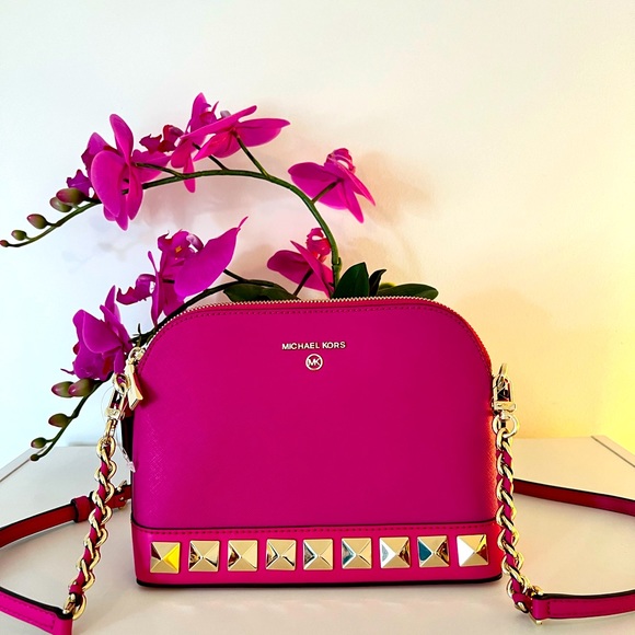 Michael Kors Large Studded Dome Bag - Picture 1 of 4